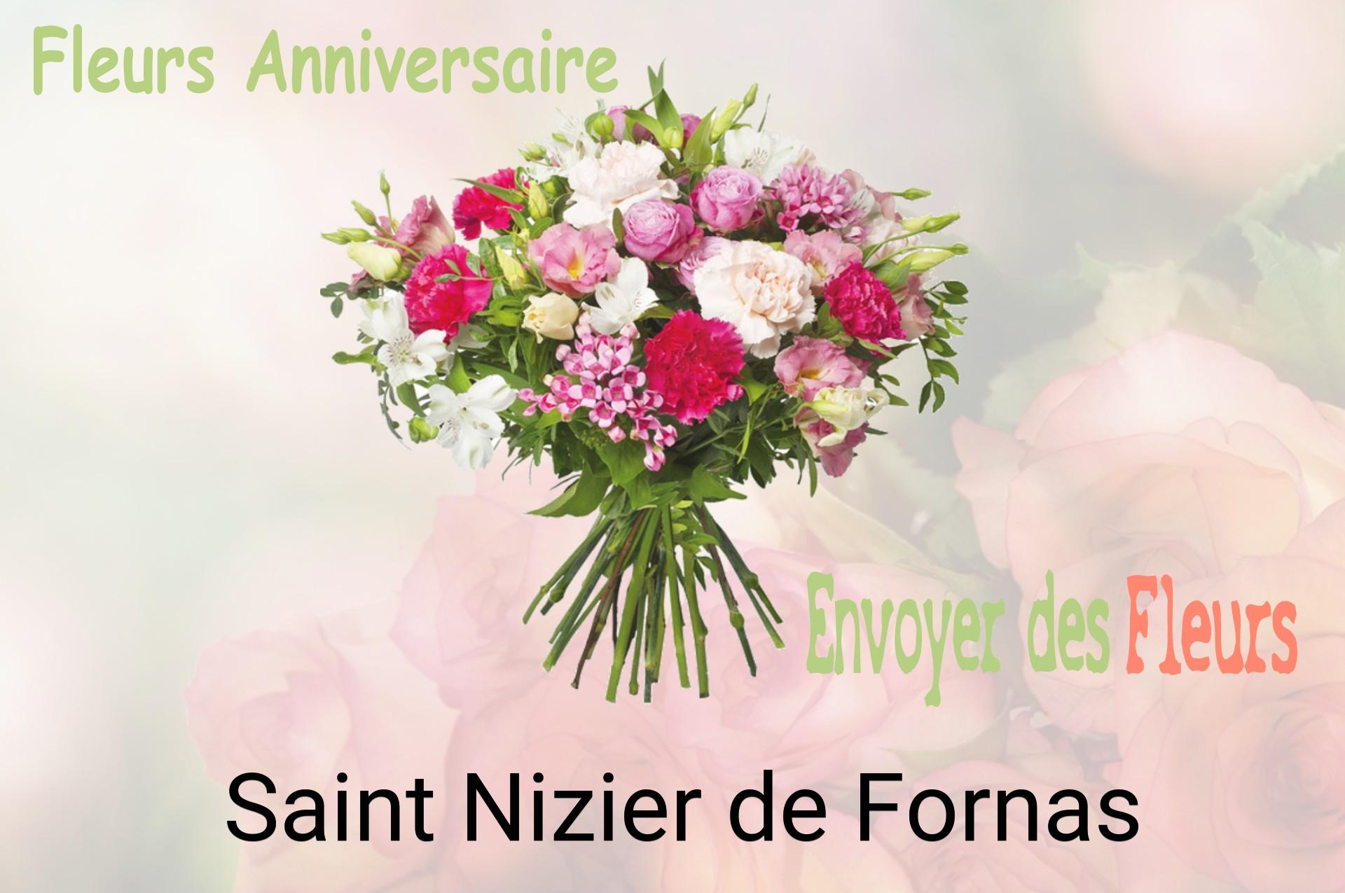 Bouquet de fleurs d’anniversaire livré à Saint-Nizier-de-Fornas