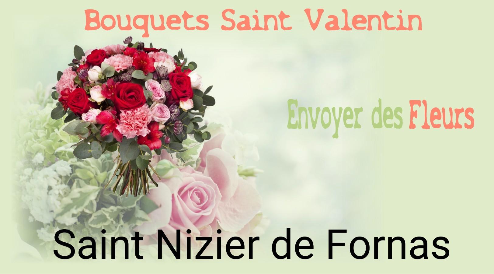 Roses de Saint-Valentin livrées à Saint-Nizier-de-Fornas